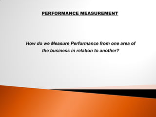 PERFORMANCE MEASUREMENT FOR SME's | PDF