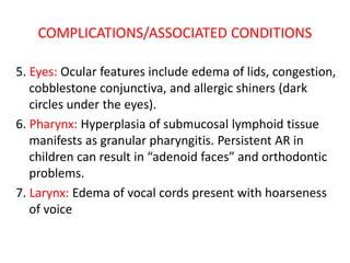 Allergic Rhinitis | PPTX
