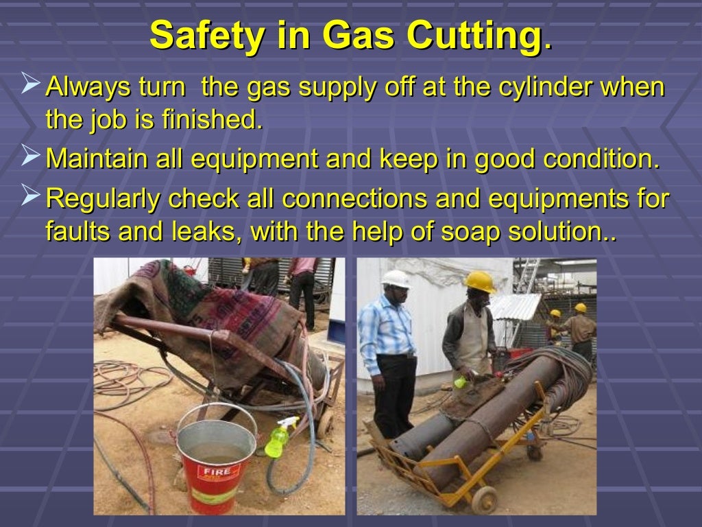 Safety In Gas Cutting.