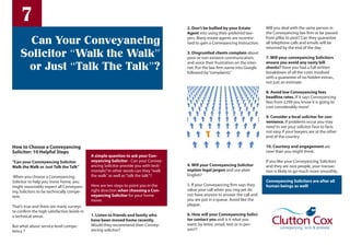 7
How to Choose a Conveyancing
Solicitor: 10 Helpful Steps
“Can your Conveyancing Solicitor
Walk the Walk or Just Talk the...
