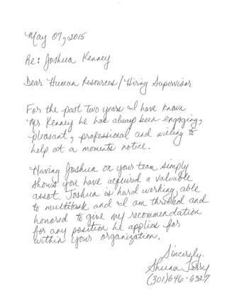 Letter of Rec Shelia Jessey