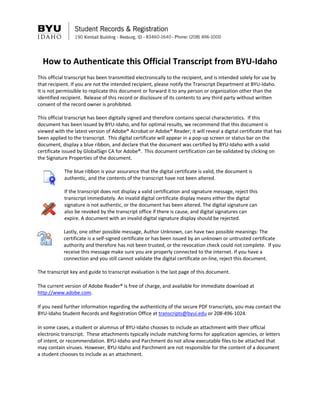 Byui Spring 2023 Academic Calendar Academic Transcript--Undergraduate