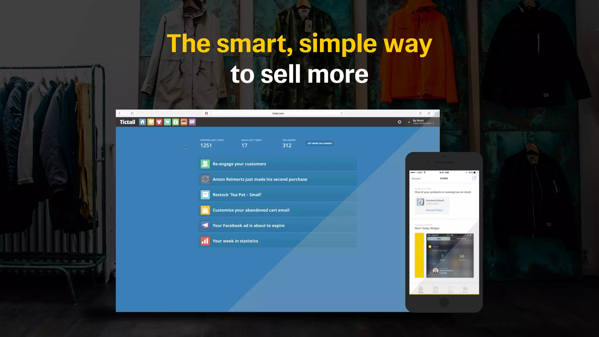 The smart, simple way
to sell more