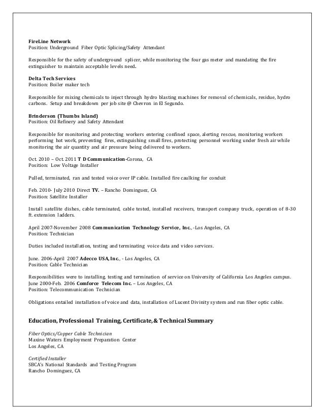 medical technician resume maintenance technician resume sample cable installer resume general maintenance technician resume personal reference - Directv Technician Resume Sample medical technician resume maintenance technician resume sample cable installer resume general maintenance technician resume personal reference - Directv Technician Resume Sample