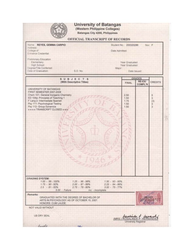 Gem Reyes_Red Ribbon.Diploma TOR | DOCX