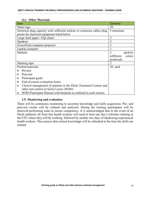 EVD Training Guide- AAC3 | PDF