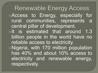 Ghana | May-16 | The Role of Renewable Energy in Improving Energy ...