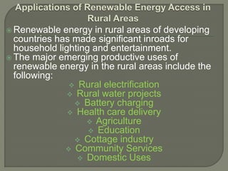 Ghana | May-16 | The Role of Renewable Energy in Improving Energy ...