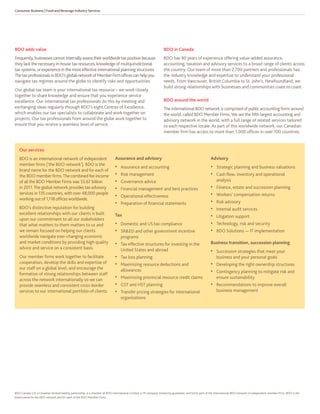 BDO's Food & Beverage Industry Services | PDF