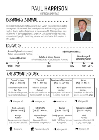 Paul Harrison Linkden Master 1 Civil CV