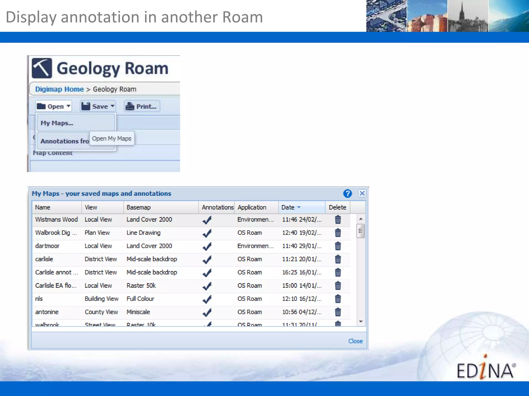 Display annotation in another Roam

 