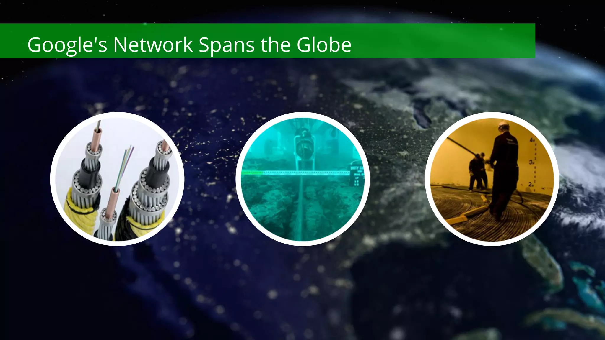 Google confidential | Do not distribute 
Google's Network Spans the Globe 
 