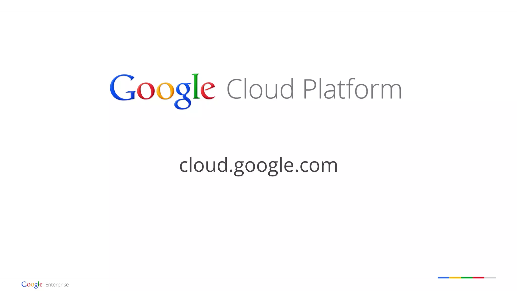 Google confidential | Do not distribute 
cloud.google.com 
