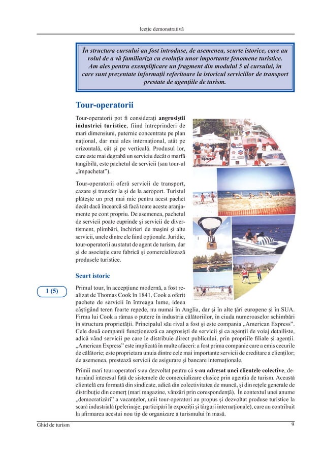 26 lectie demo_ghid_de_turism | PDF