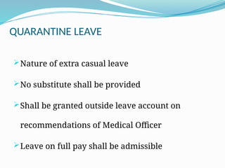26 Service Rules Revised Leave Rules 1981 by Sidra Amir.pptx