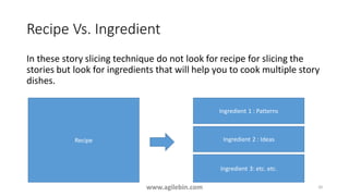 26 story slicing techniques for any scrum team | PDF