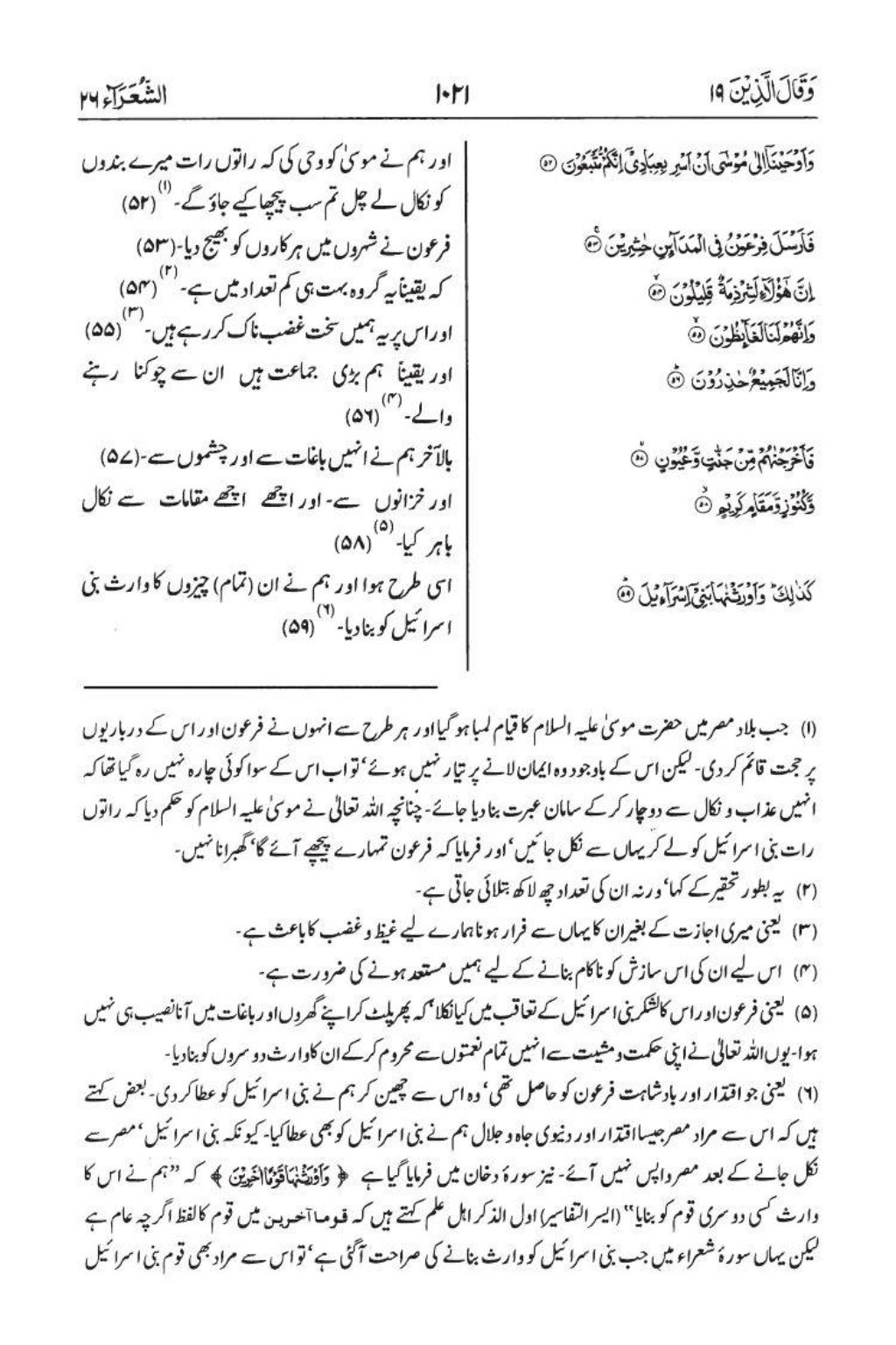 Surah Ash Shuara in urdu from