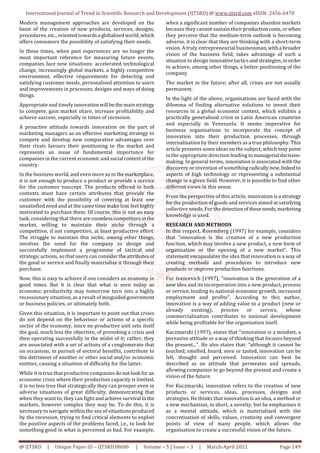 The Impact of Innovation in Marketing Strategy | PDF