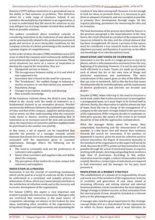 The Impact of Innovation in Marketing Strategy | PDF