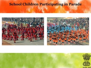 School Children Participating in Parade

 