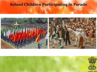 School Children Participating in Parade

 
