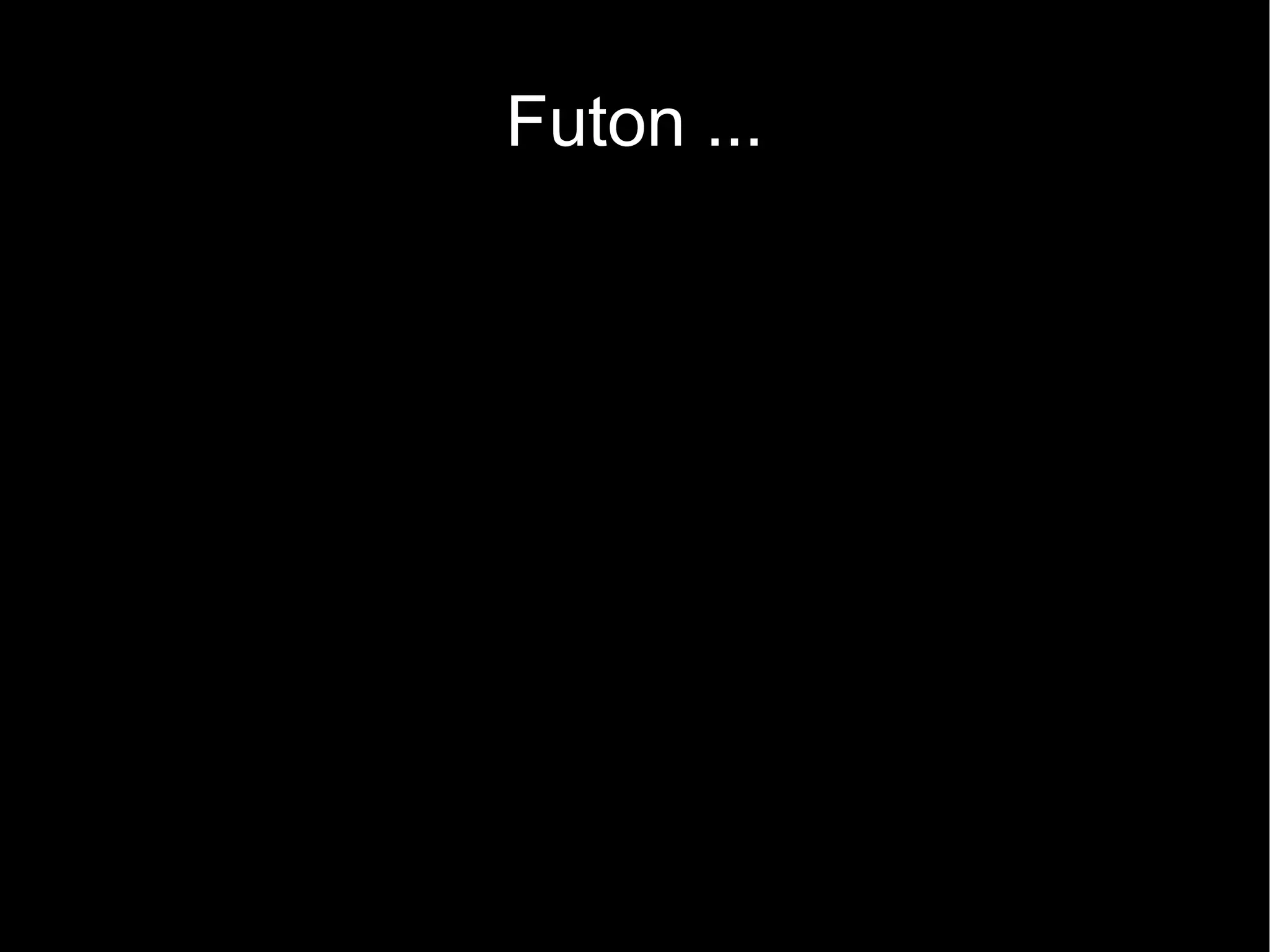 Futon ...
 