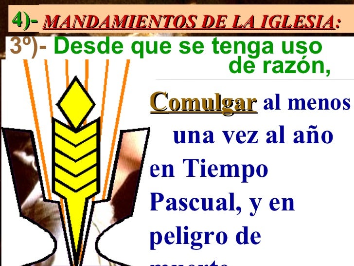 Los 5 Mandamientos De La Iglesia Catolica Para Niños Noticias Niños