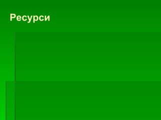 Ресурси
 
