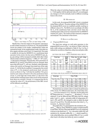 The Analysis of Dead Time on Switching Loss in High and Low Side ...
