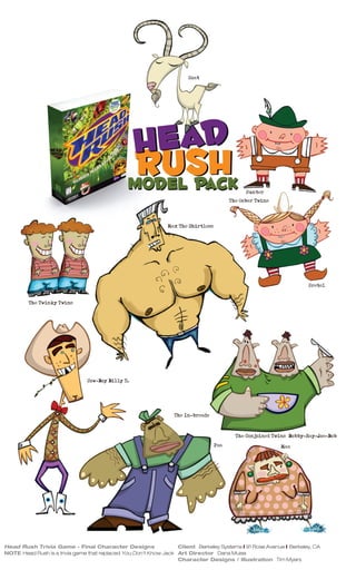 Head Rush trivia game model pack