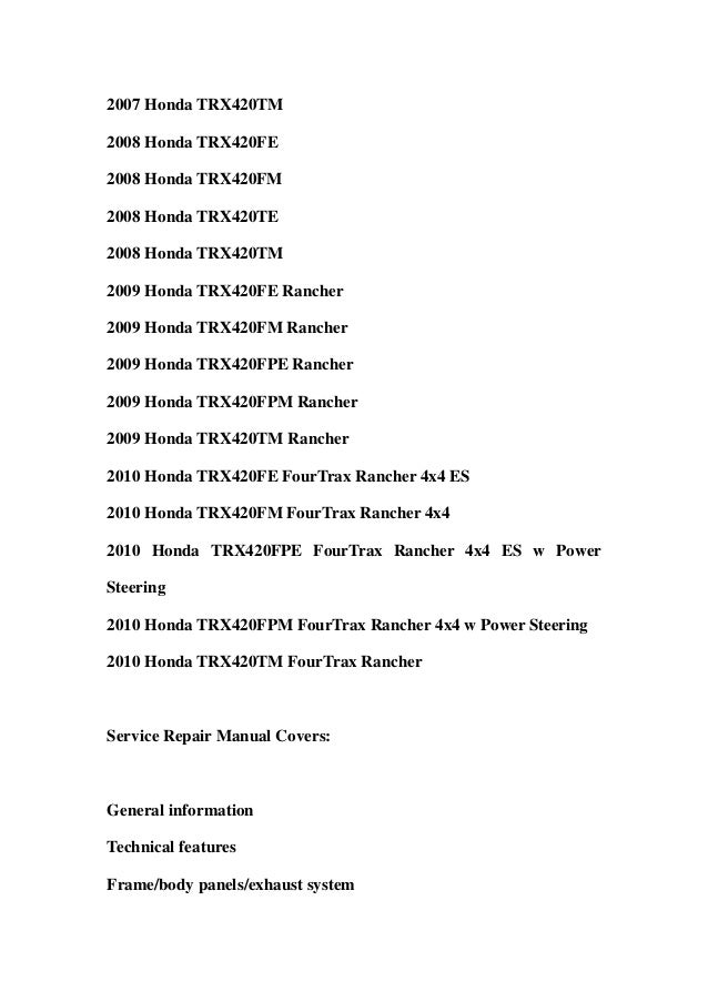 2002 Honda Rancher Wiring Diagram,Rancher.Download Free ...