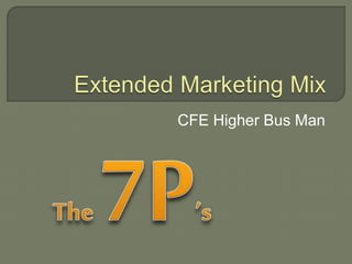 CFE Higher Bus Man 
 
