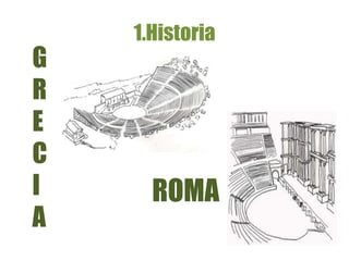 1.Historia
G
R
E
C
I
A
ROMA
 