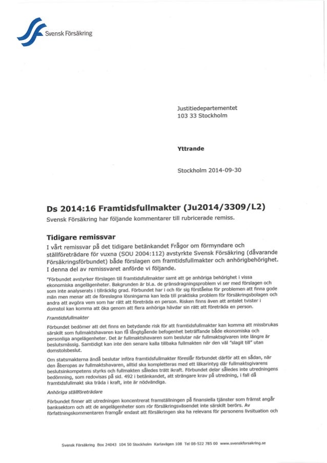 27 Framtidsfullmakter
