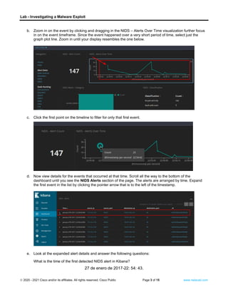 27.2.15 lab investigating a malware exploit | PDF