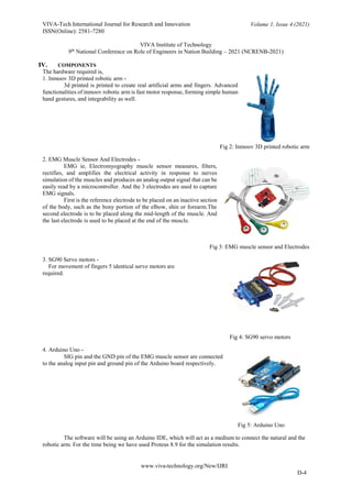 Prosthetic Arm for Amputees | PDF
