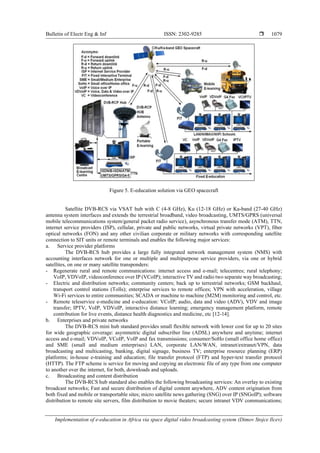 Implementation of e-education in Africa via space digital video ...