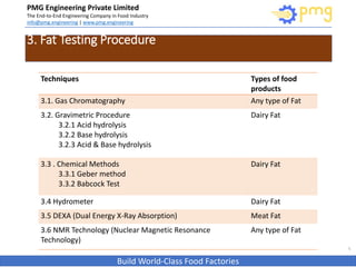 Fat Analysis Methods Equipment used for Fat Analysis.pptx.... | PPTX