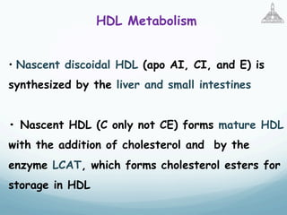 How Hdl Forms LDL HDL Revision cardiology Statins hyperlipidemia | PDF