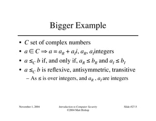 Computer Intigers Comprehensive Introduction to Lattices in Computer Security | PDF