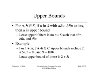 Comprehensive Introduction to Lattices in Computer Security | PDF
