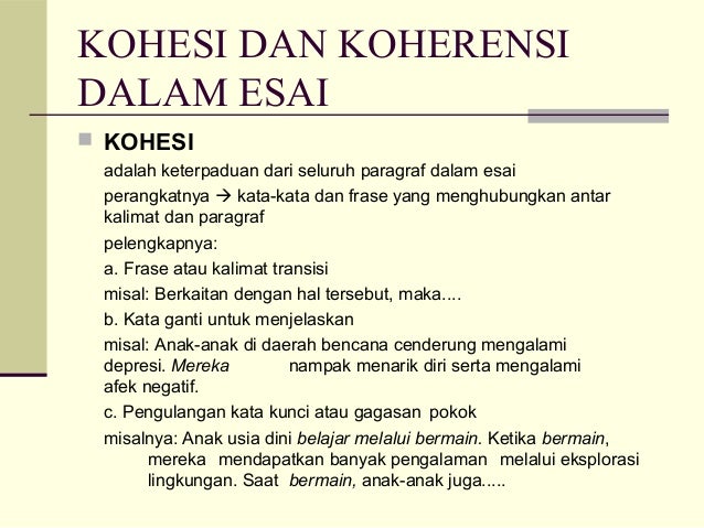 Kohesi Dan Koherensi