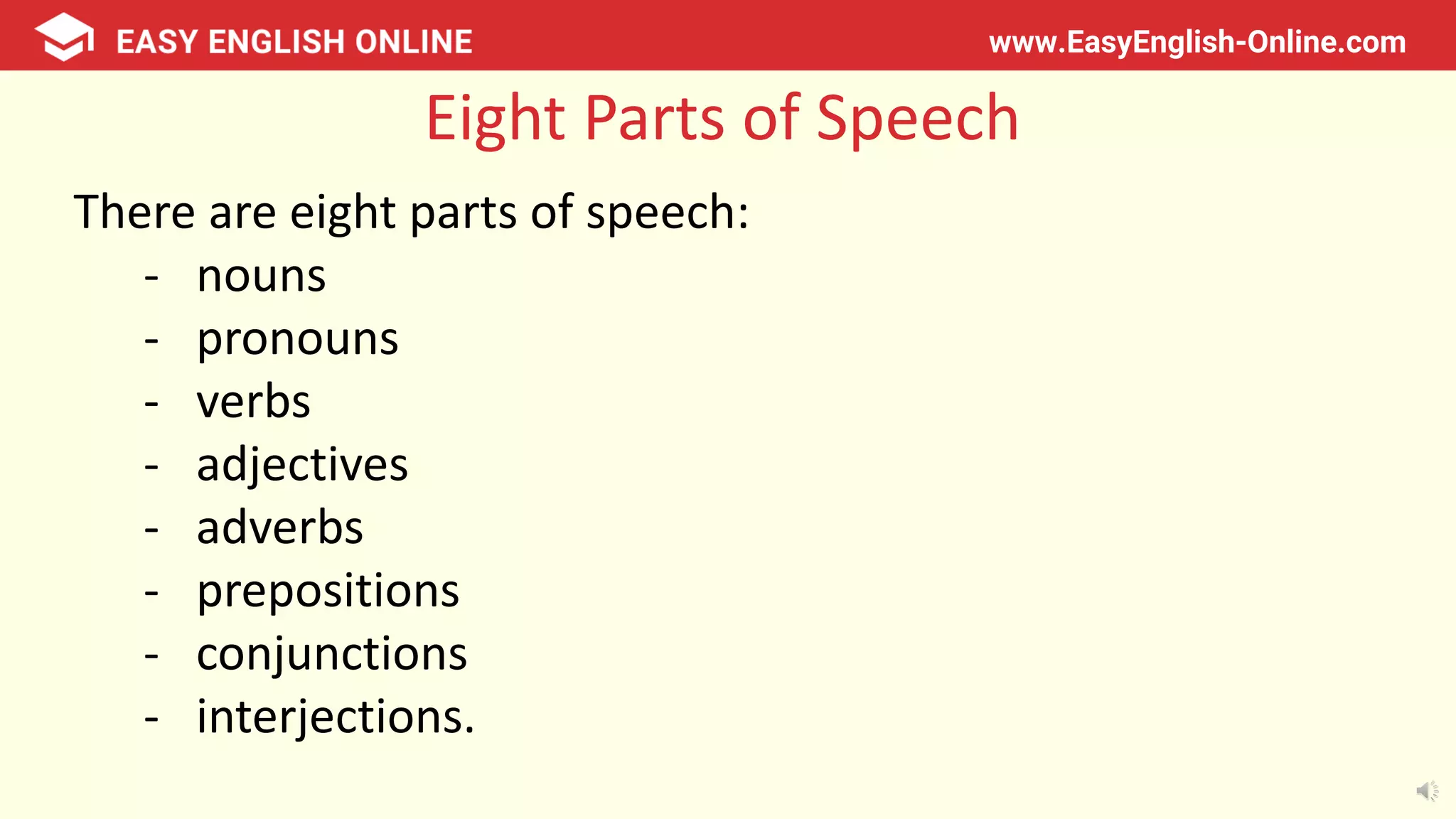 8 PARTS OF SPEECH PDF WITH EXAMPLES visual data 4