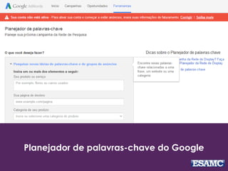 Planejador de palavras-chave do Google
 