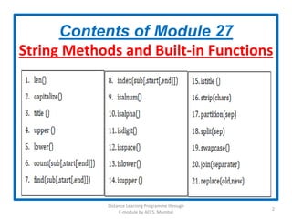 Python string module number 27 with examples | PPT