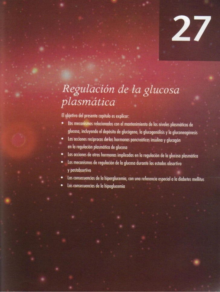 27 regulación de la glucosa plasmática 27 regulación de la glucosa plasmática