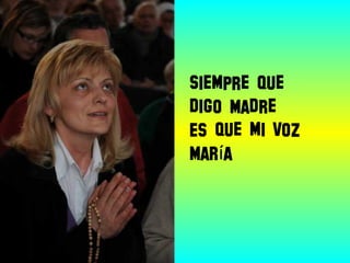 Siempre que
digo Madre
Es que mi voz
Mar aí
 