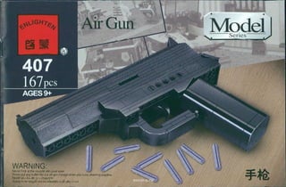 Конструктор "Стреляющий пистолет" 167 деталей Brick-407