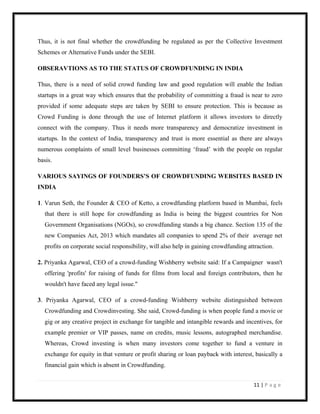 Article on Crowd Funding | PDF