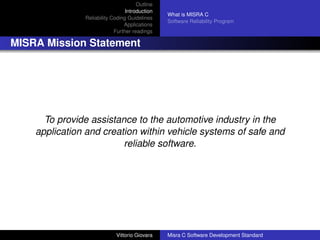 Misra C Software Development Standard | PDF | Programming Languages ...